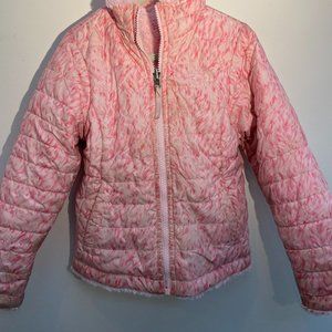 Reversible North Face Pink Mossbud Swirl Jacket